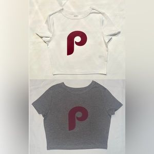 Phillies Crop Top Tshirt